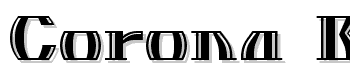Corona-Bold font